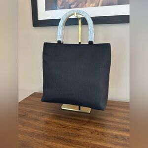 Givenchy Black Tote with Lucite Handles